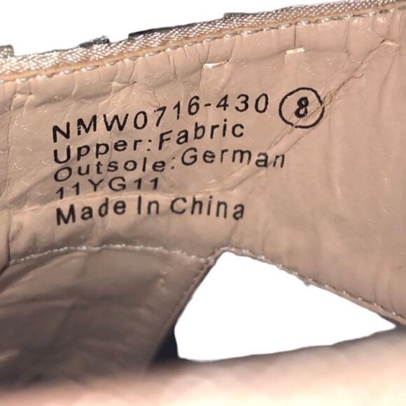 Naughty monkey Hot tequila nude stud heels size 8 - Picture 5 of 7